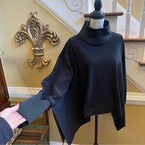 IC Collection turtleneck poncho top